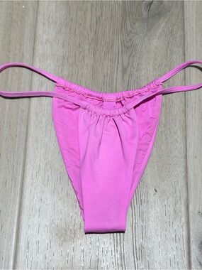 SKIMS Pink String Bikini Bottom